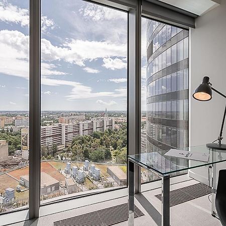 Rentplanet - Apartament Sky Tower Breslavia Esterno foto